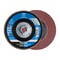 Pferd 4-1/2" x 5/8-11 Thd. POLIFAN Flap Disc - A SG STEELOX, Aluminum oxide, 40 Grit, Conical 62302 - alternate 1